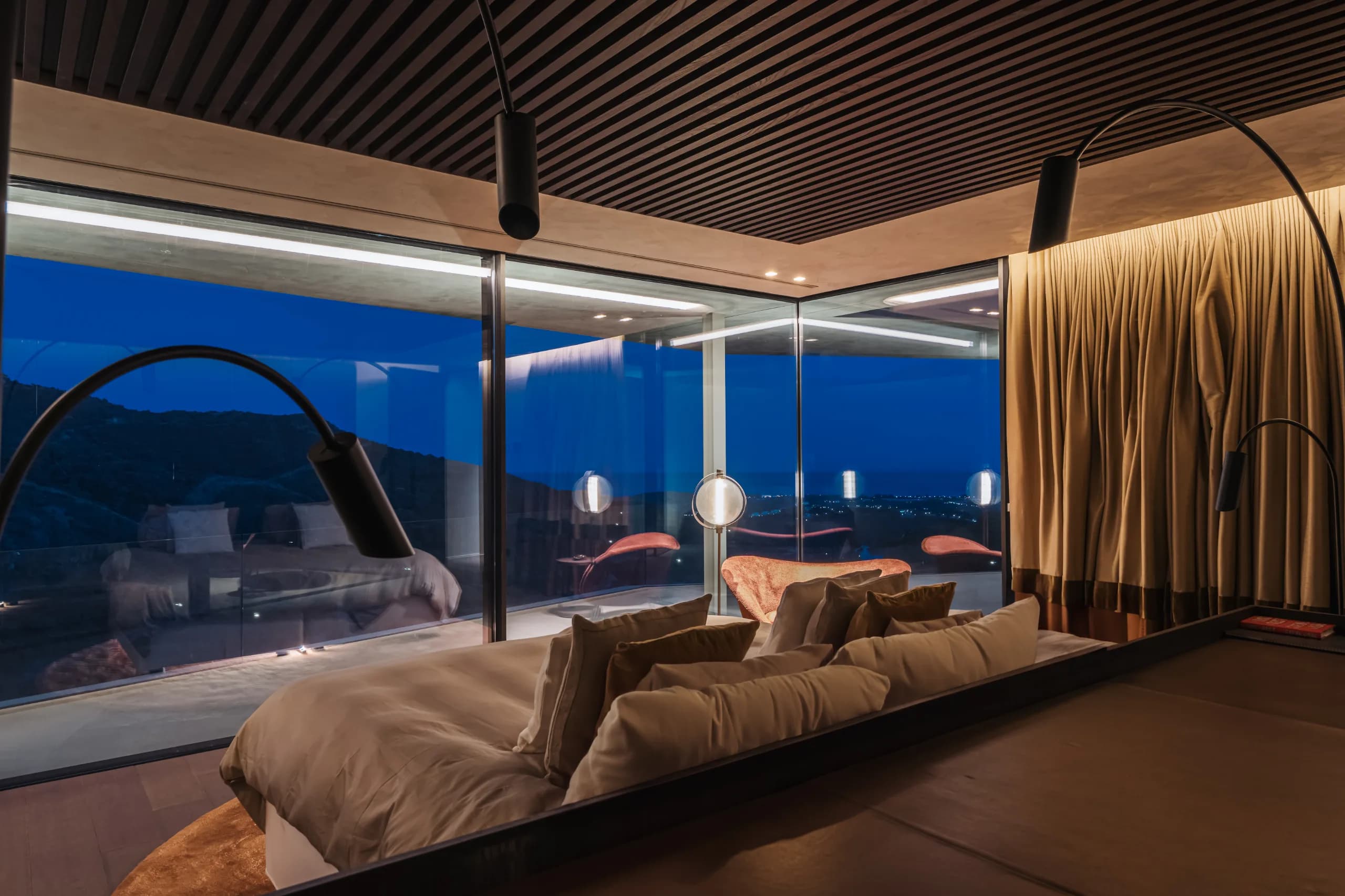 New eco-friendly modern luxury villa with panoramic sea views — Monte Mayor, Benahavis