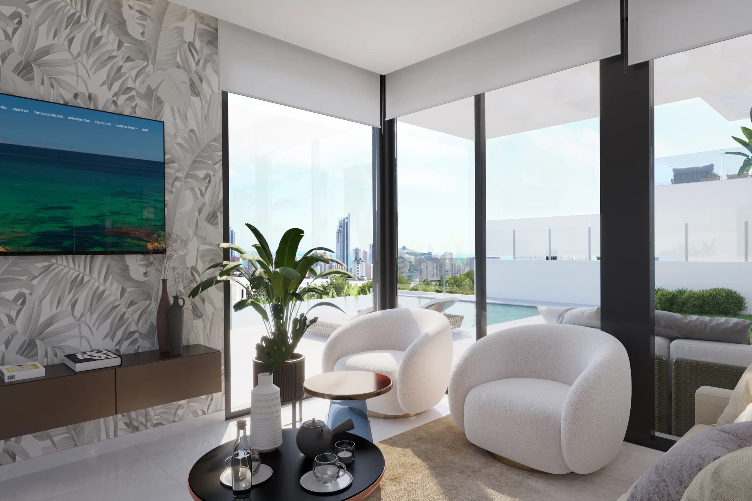 Contemporary Mediterranean Villa Defined by Architectural Elegance, Light and Refined Comfort — Finestrat